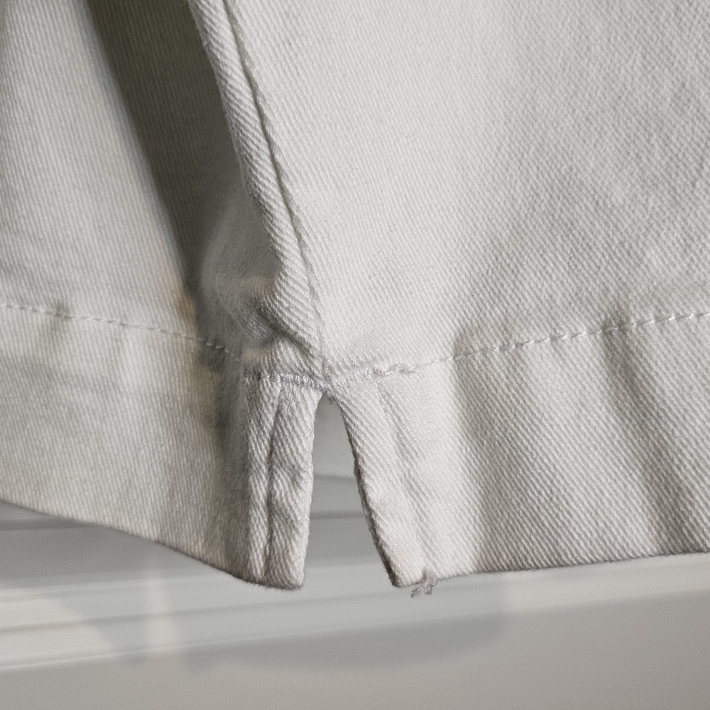 Gloria Vanderbilt Amanda Bermuda Shorts White Size 16 Slimming Stretch Summer - Picture 5 of 14